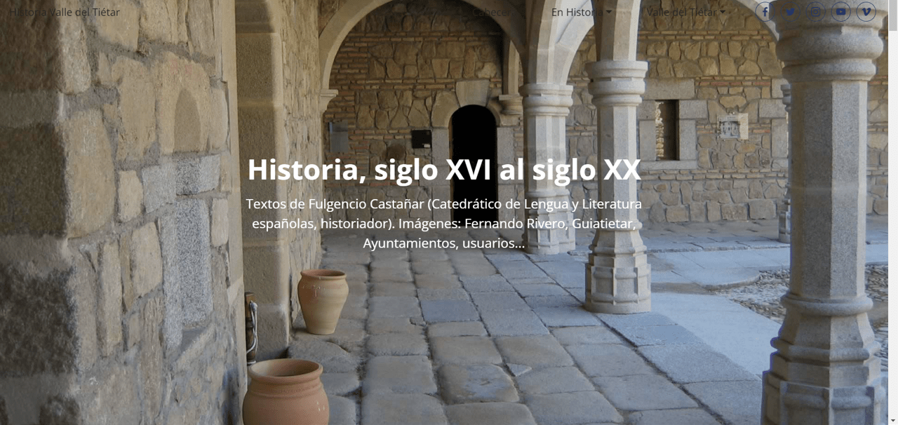 Historia Valle del Tiétar en GUIATIETAR